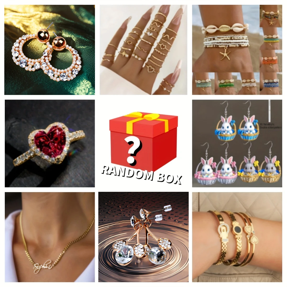 

Изысканные слепые коробки для ювелирных изделий, притягивающие непрерывные сюрпризы и безграничная радость.