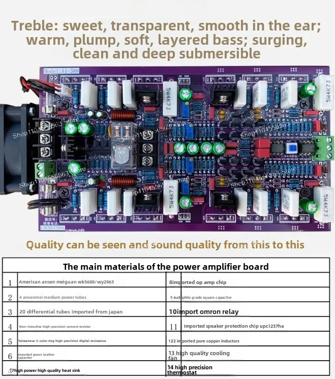 Eternal Sound Original A1 Hochleistungsverstärkerplatine der Klasse A und B der sechsten Generation
