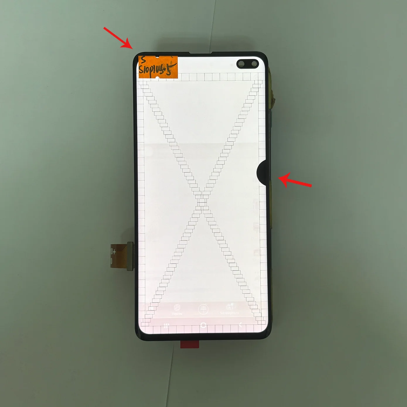 Single Sale Point Line Defect Amoled  LCD For Samsung S10 Plus G975 LCD Display Touch Screen Digitizer Assembly With Frame