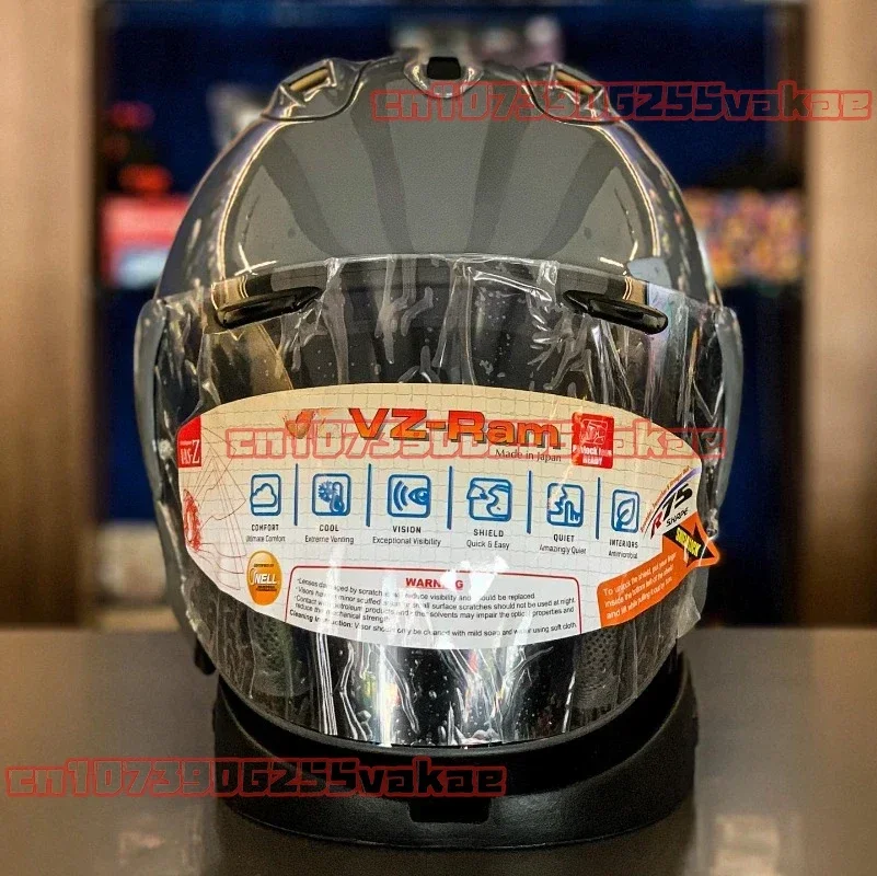 VZ-RAM Bright Gray Half Helmet Unisex Motorcycle Off-Road SZ-R VAS Helmet Downhill Racing Mountain Cross Casco Capacete