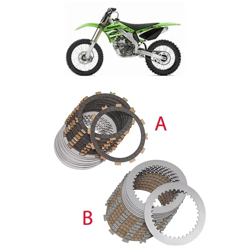 

Набор фрикционных пластин Сцепления Мотоцикла и стальных пластин для KAWASAKI KX250F 2008-2018 13088-0018 13089-0005 KXF250 KXF 250