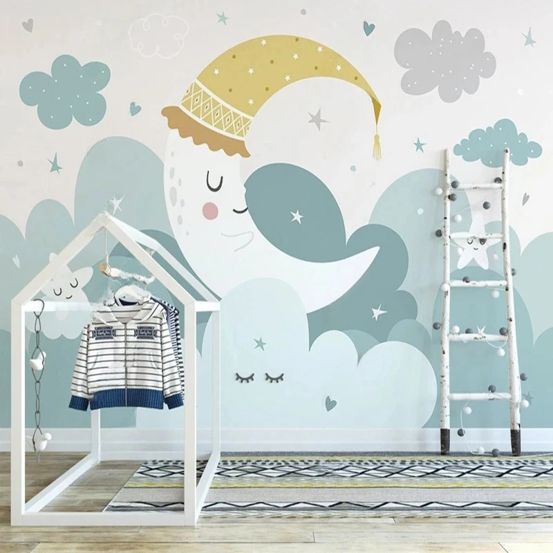 MU8089 Any Size Mural Wallpaper Guitar Music Equipment Cartoon 3D Stereo Background Wall Home Decoration Painting Wall Papers