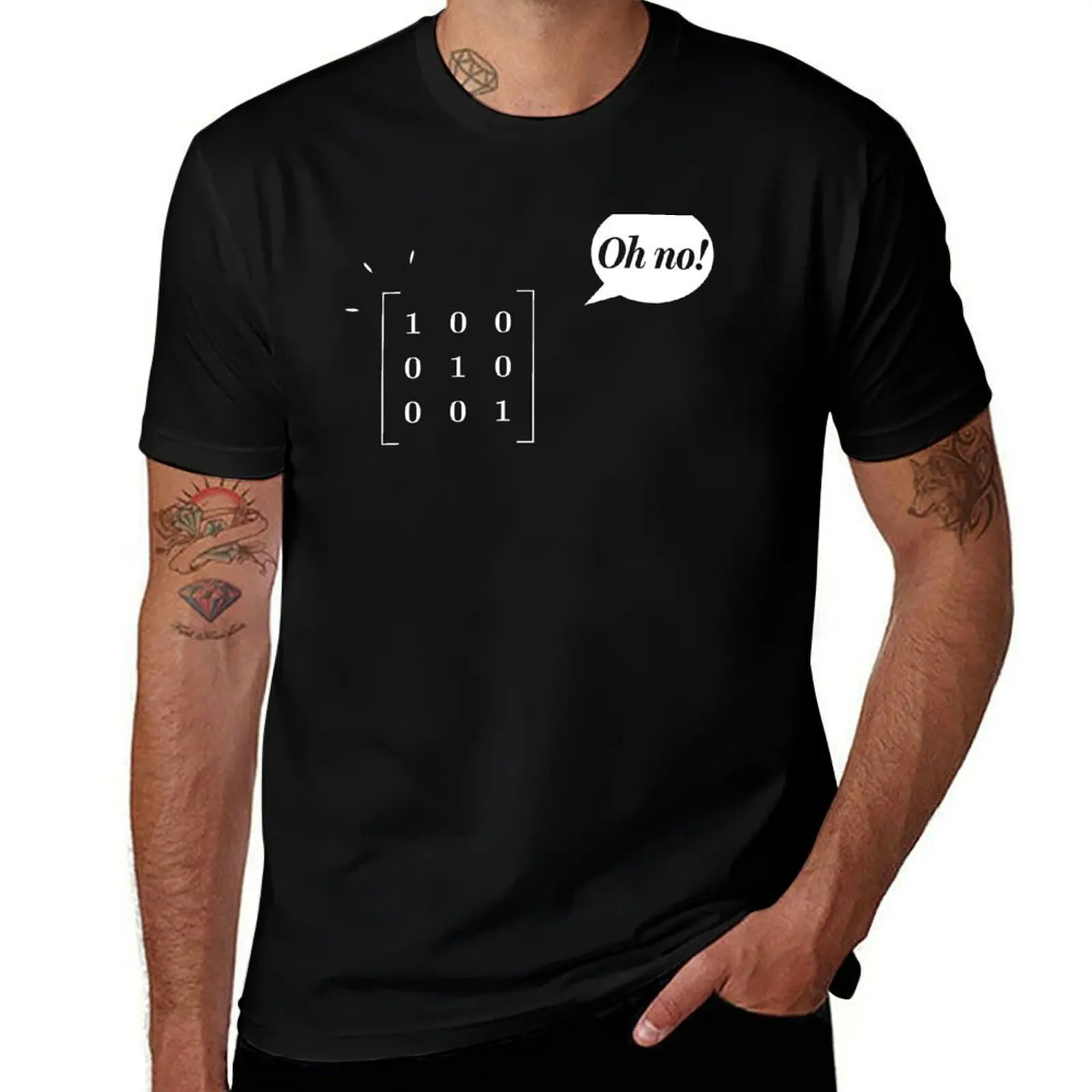Identity crisis (white lines) T-Shirt Plus Size Loose Short Sleeve Top T-Shirt