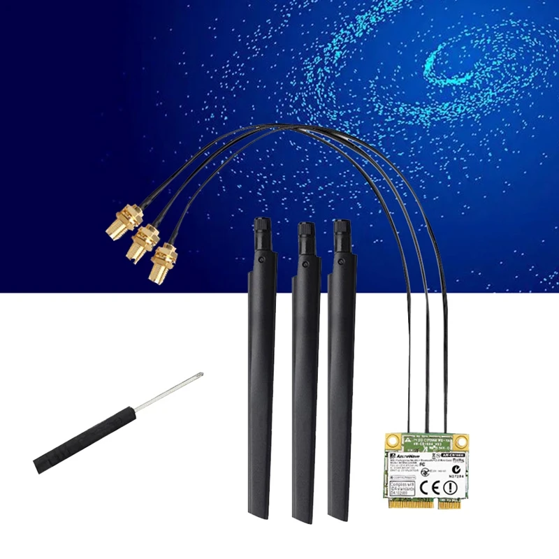 Best-Broadcom Chip NIC BCM94360HMB Ноутбук Gigabit AC1300M Bluetooth 4.0 Беспроводная сетевая карта Интерфейс PCI-E NIC