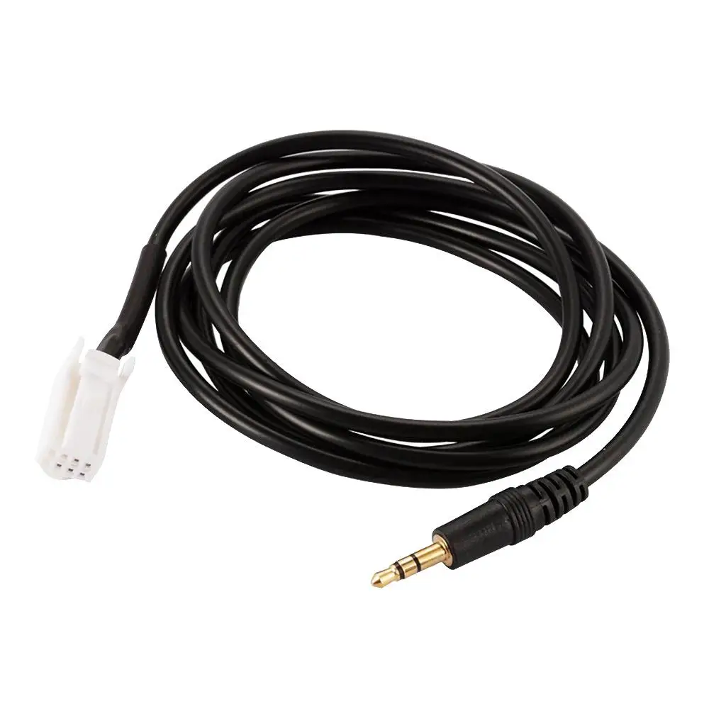 3.5mm Car Audio AUX Adapter Cable with Female Scoket for