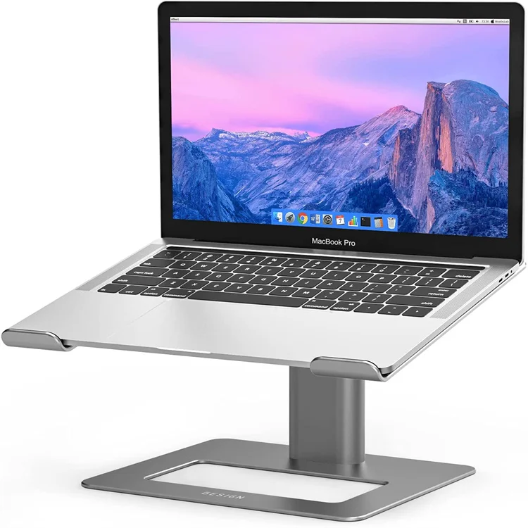 Premium Quality Ergonomic Adjustable Anti Slip Desktop Notebook Holder Stand For 17 Inch Laptop