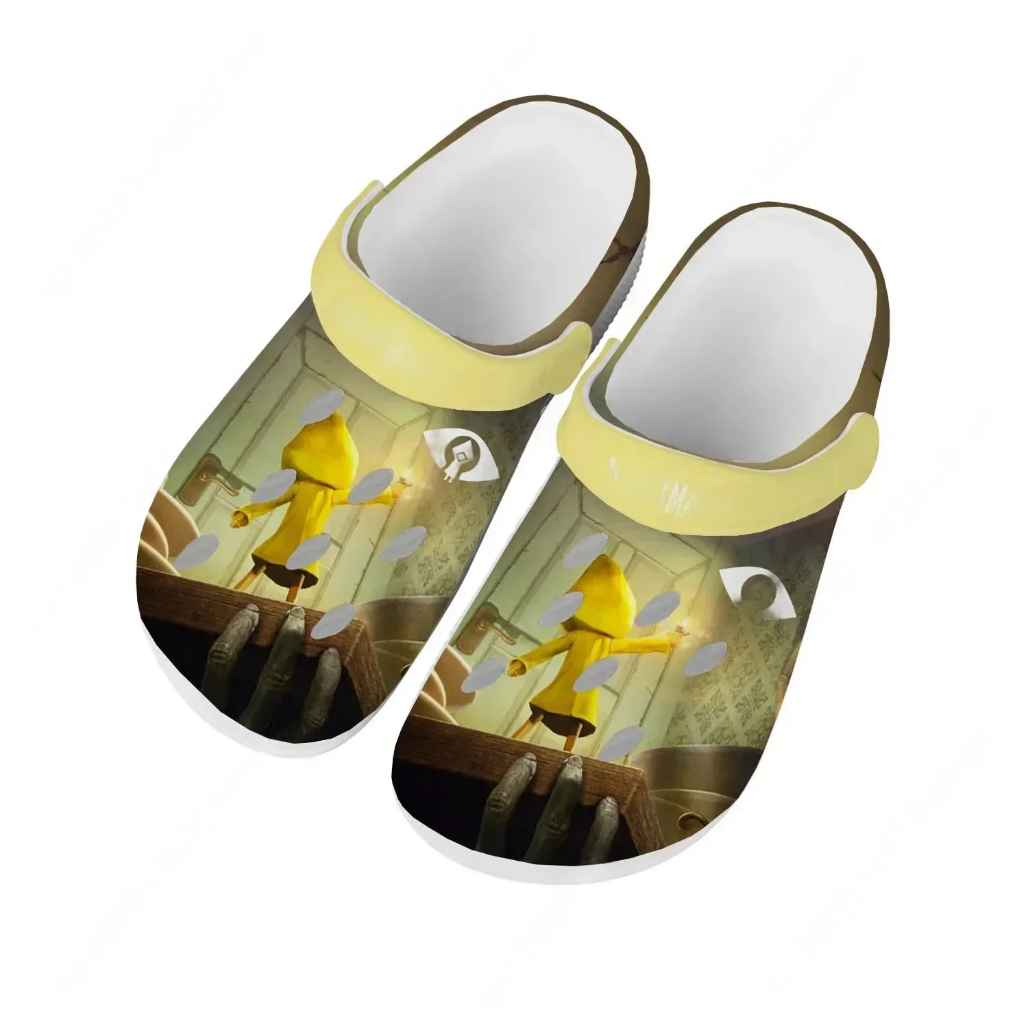 Little Nightmares Game Water Shoe Men Women Teenager High Quality Home Garden Clogs Custom Sandals Beach Breathable Hole Slipper