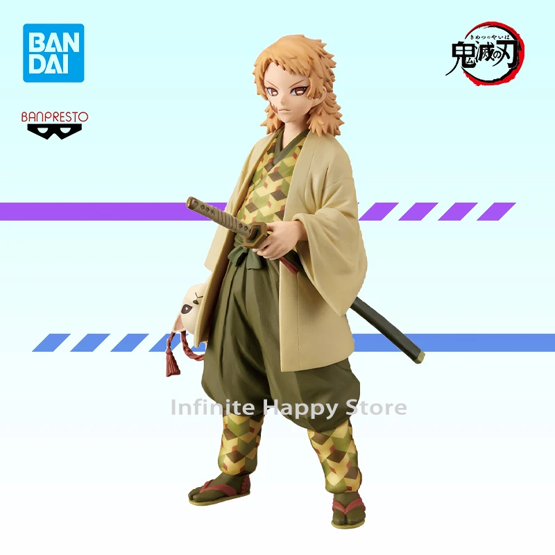 

Original Genuine In Stock Bandai Banpresto Anime Demon Slayer Sabito kawaii Figure Kimetsu No Yaiba Ornament Collectible Gift