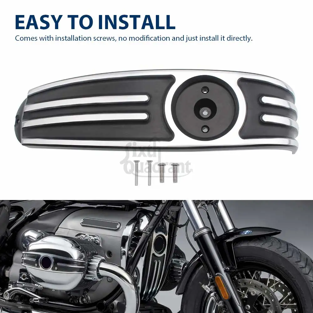 

Motorcycle Accessories 1pcs Engine Guard Cover Protector Cylinder Aluminum Alloy Black For BMW R18 Transcontinental 2021-2024