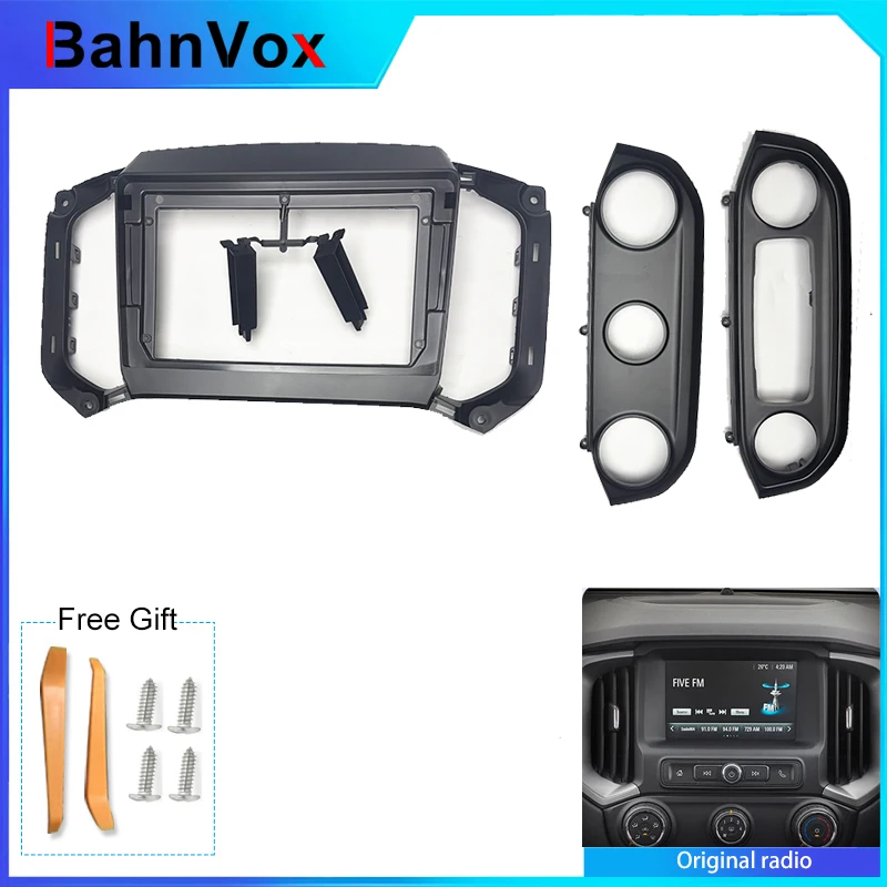 9 inch Android Car Radio frame for Chevrolet TrailBlazer 2017 Colorado For Isuzu D-MAX Dmax MU-X Mux 2din Stereo GPS Fascia