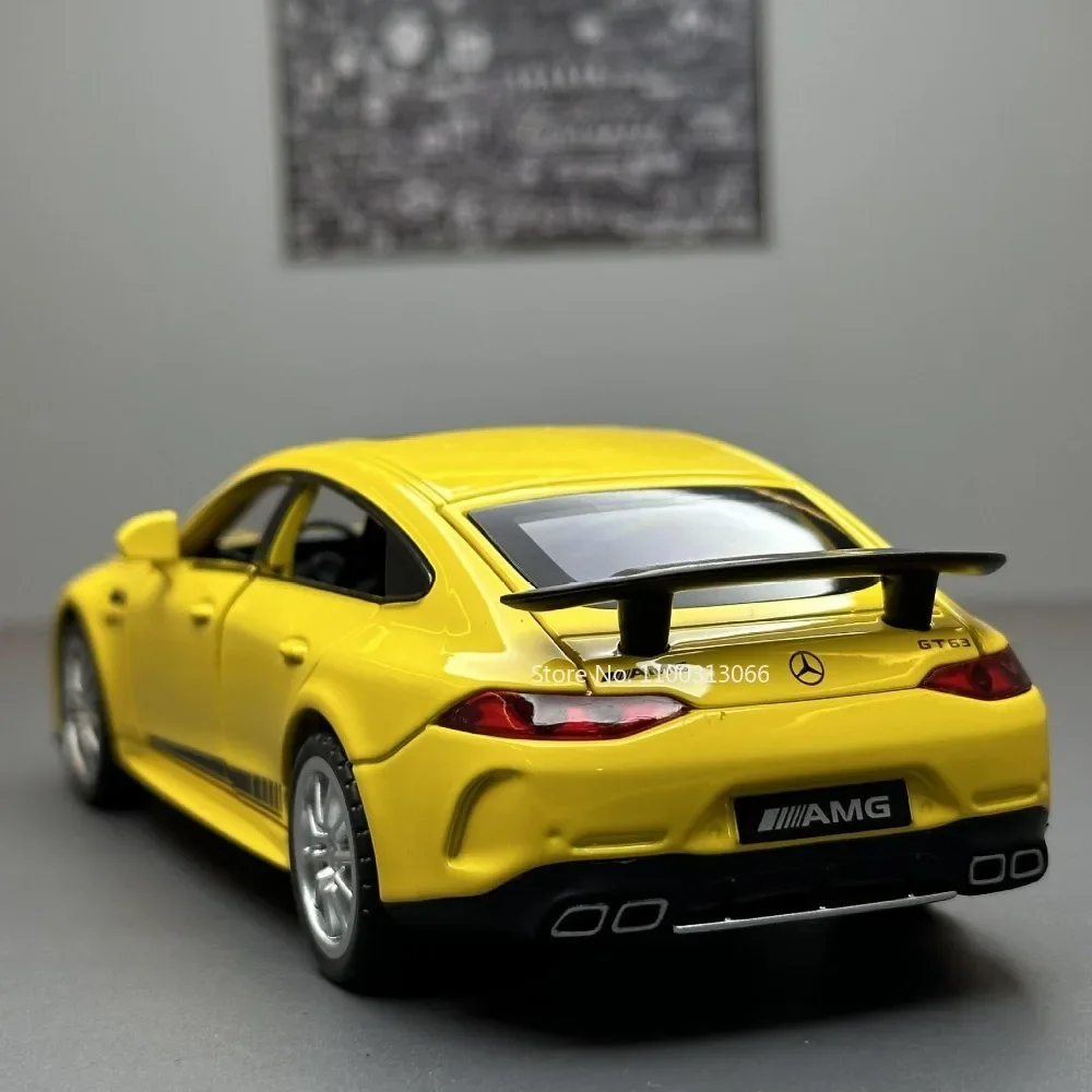 1:32 Scale GT63 Alloy Sport Car Model Diecasts Toy Vehicles Car Model Light Sound Simulation Toy for Children Gifts Boy Toys