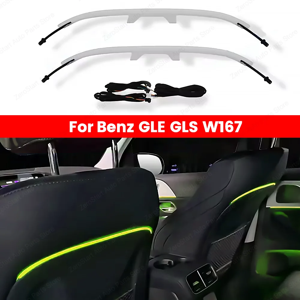 64 Kleur Led Dak Omgevingslicht Voor Mercedes Benz GLE GLS W167 GLE53 GLS63 2020-2025 Autodak Panoramisch dakraam Ambient Refit
