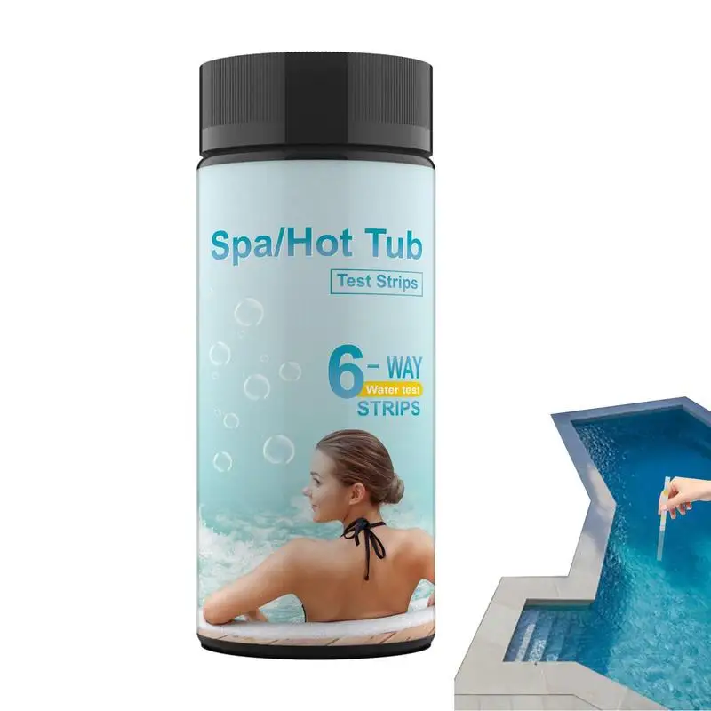 

Hot Tub Test Strips 50 PCS Swimming Pool Aquarium Testing Kit Pool Test Strips Quick Pool Testing Kit Swimming Pool Test Strips