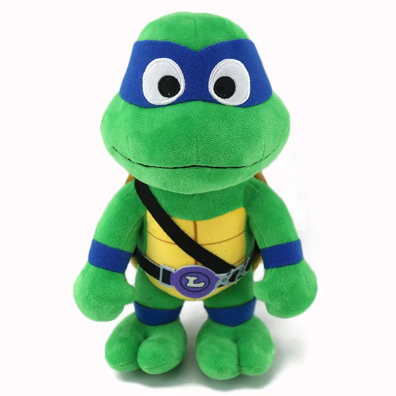 أنيمي TMNT ألعاب من نسيج مخملي سلاحف النينجا Q نسخة الجلوس الموقف ليوناردو دافنشي رافيلاكشن غرفة الديكور #2