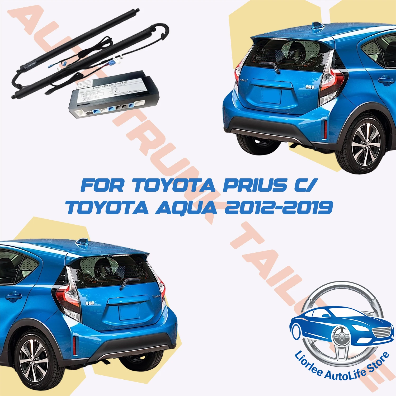 For Toyota Prius C/Toyota Aqua 2012-2019 Car Power Trunk Lift Electric Hatch Tail gate Strut Auto Rear Door Actuator
