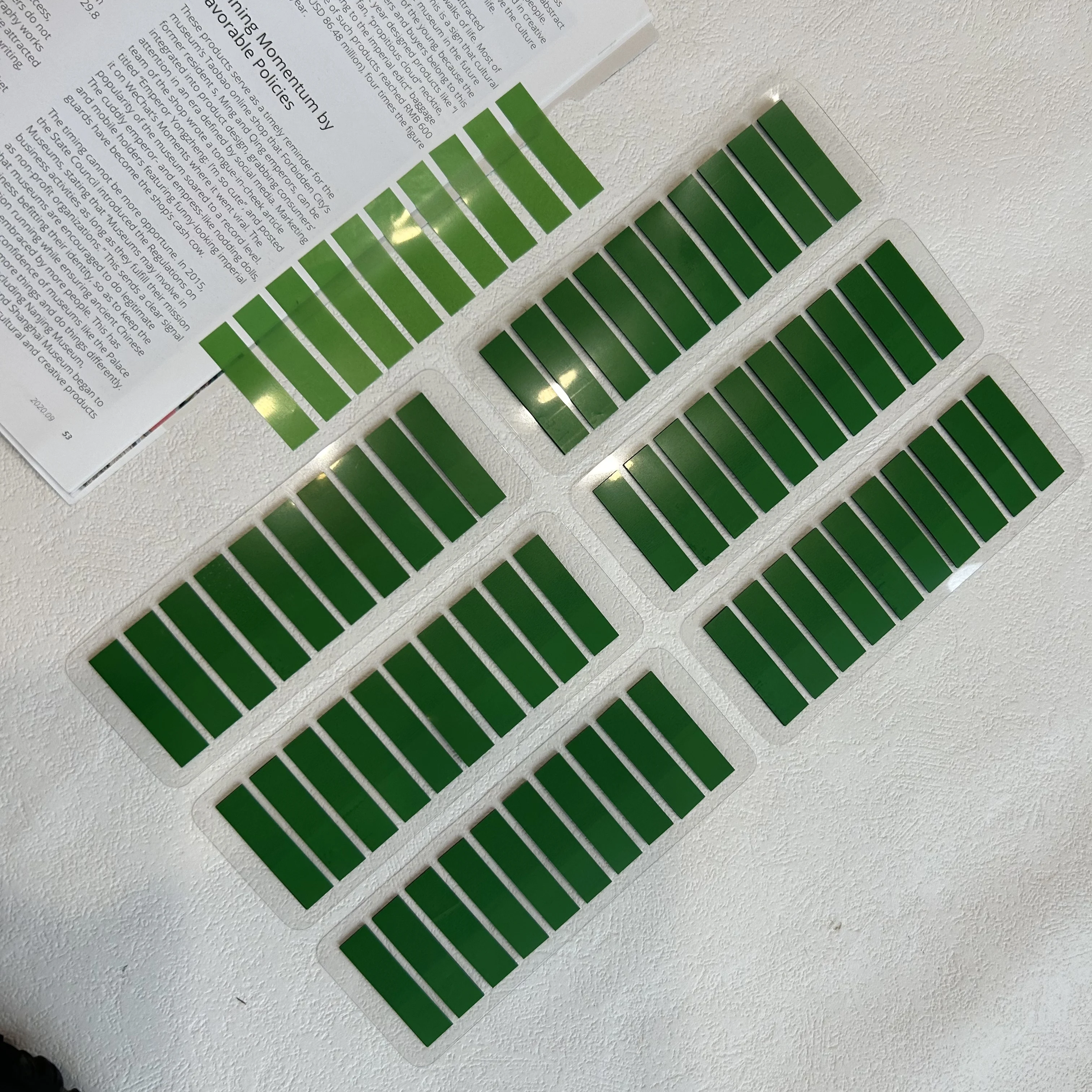 1200 Sheets Creative Transparent PET Waterproof Sticky Note Pads Notepads for School Stationery Office Supplies