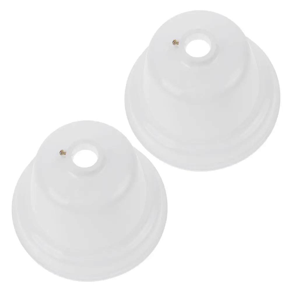 2Pcs Universal Ceiling Fan Dust Cover Large Replacement Canopy Decorative Cap Easy Installation Ceiling Fan Accessories