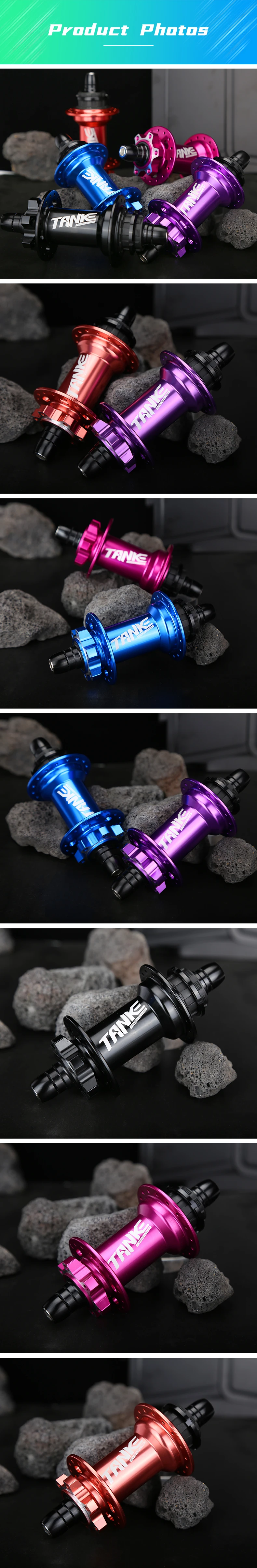 TANKE Dirt Jump Nabe, Single-Speed, Aluminiumlegierung, 32 Löcher, 120 Punkte, 135*10mm, DJ MTB Naben, Sicherungsring, 6 Krallen, 3 Zähne, BMX Fahrrad – Detail 10