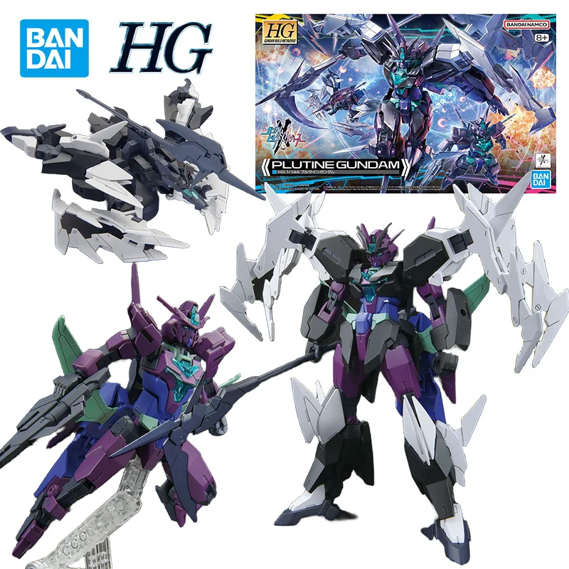 

Bandai Namco HG 1/144 Plutine Gundam 14Cm Anime Original Action Figure Model Kit Assemble Toy Birthday Gift Collection