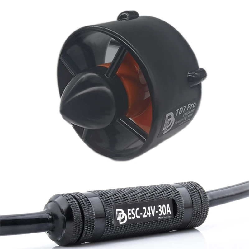 

TD7Pro 24V Integrated Underwater ROV Thruster Waterproof Motor With 30A ESC, Suitable for Underwater Robot to Detect Water