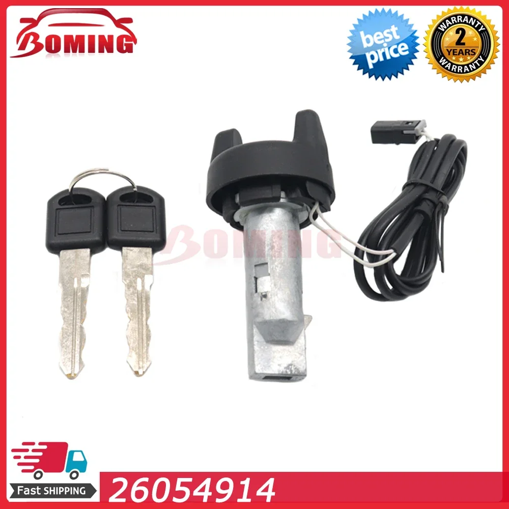 

26054914 Замок зажигания двигателя автомобиля, переключатель стартера цилиндра с 2 ключами для Buick Century Regal 3.1L 3.8L 1997-2005 US222L 924898