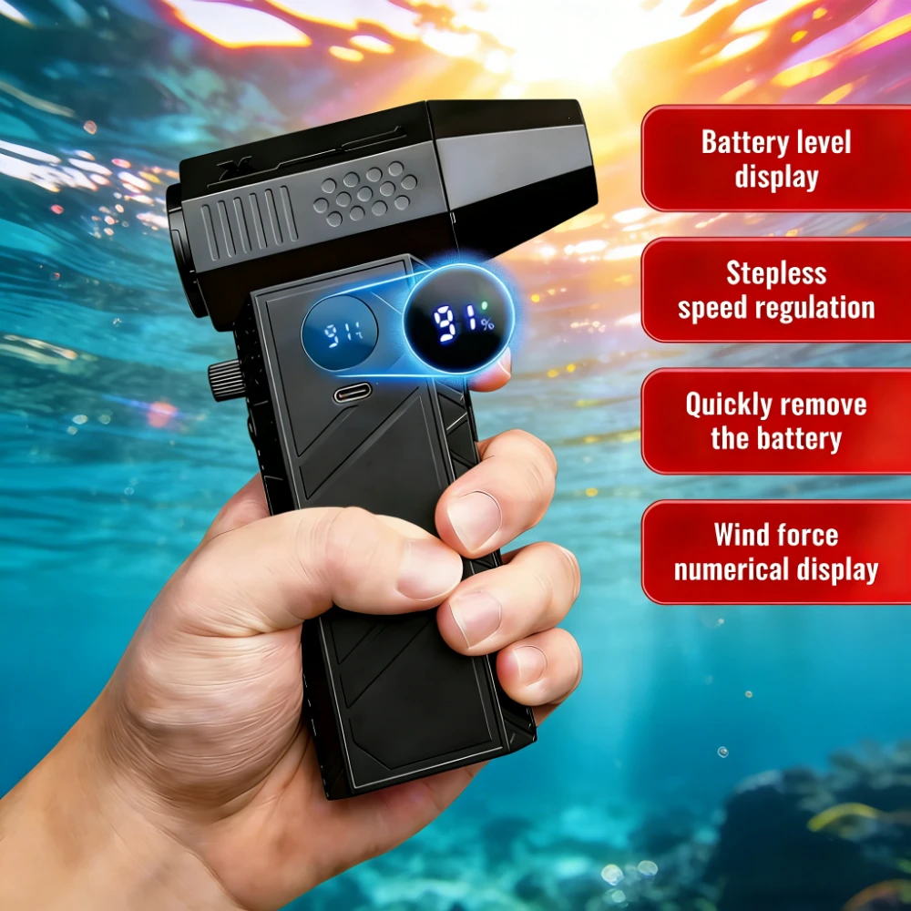 

High Speed Turbo Violent Fan C6 Air Blower Brushless Motor Handheld Vacuum Cleaner for Car Cleaning Dust Blowing multifunction