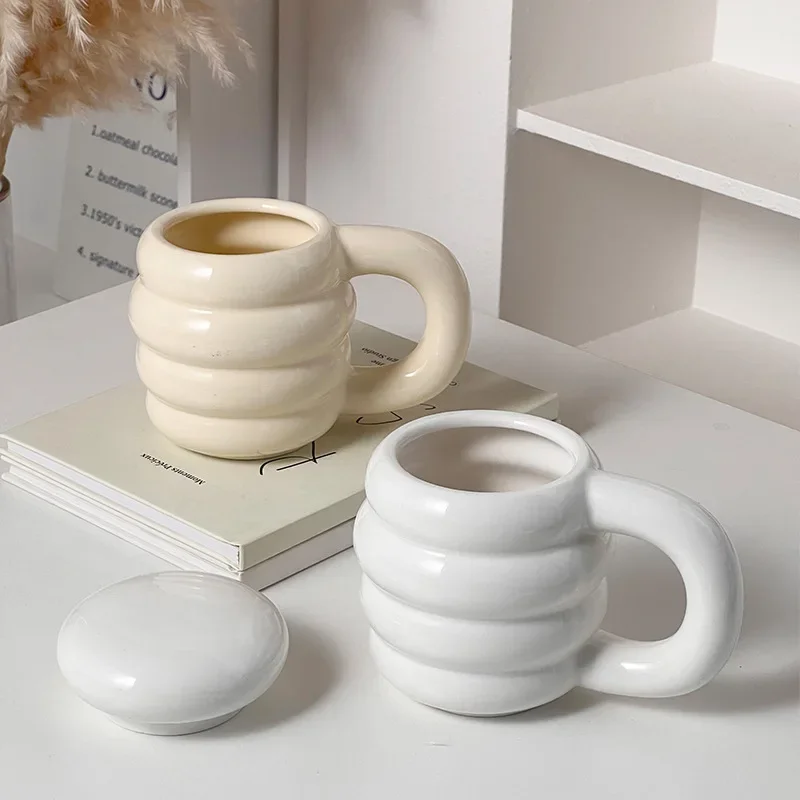 Home .Office · INS Mug with Lid Ceramic Cup Couple Cup Gifts Good