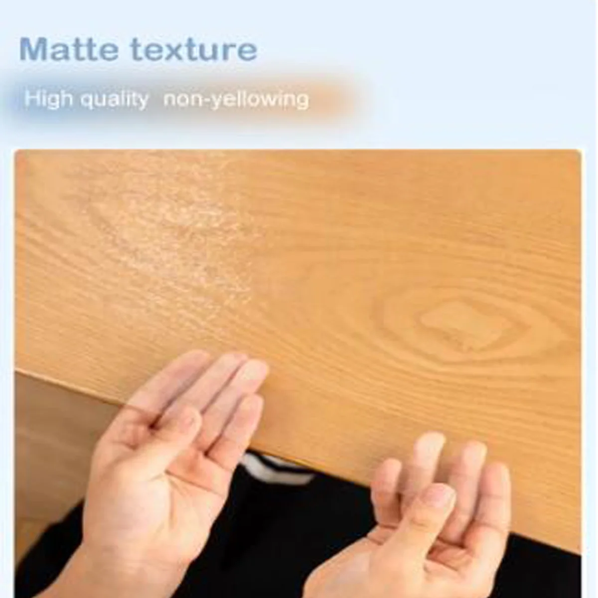 PVC-Tischdecke, transparentes Esstisch-Tuch mit wasserfesten, ölbeständigen Küchentischdecken, rechteckige Tischunterlage aus weichem Glas, 1,0 m – Detail 4