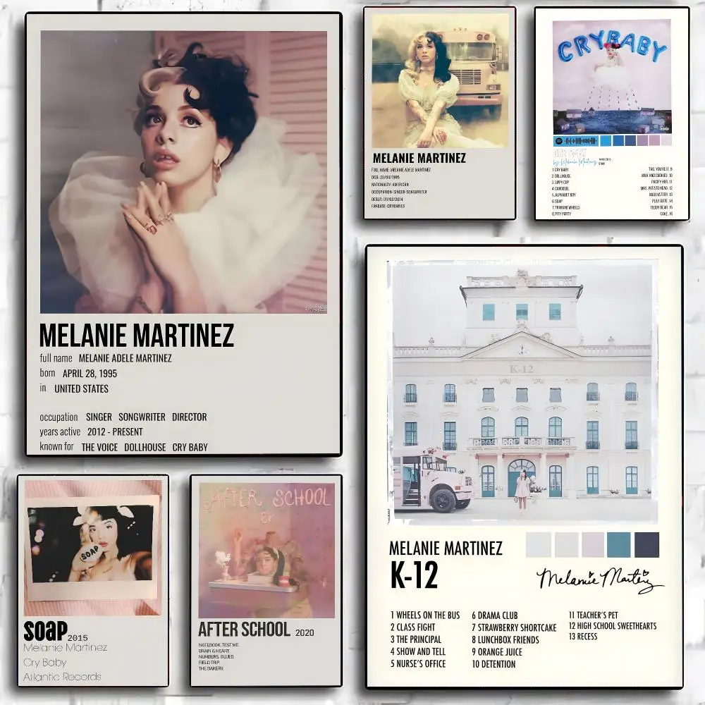 M-Melanie Martinez Singer Poster Painting And Print Wall Art Picture For Home Room Decor Gifts