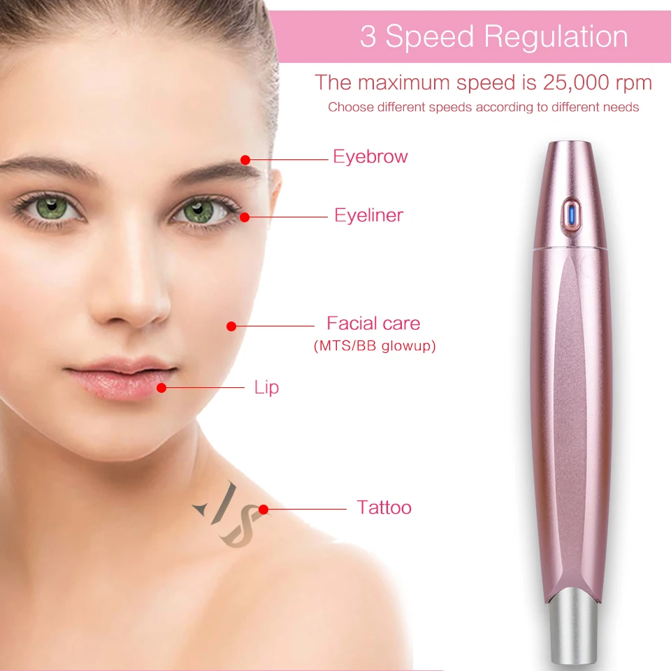 Eyebrow Tattoo Machine Microblading Pen For Permanent Makeup Eyebrows Eyeliner Lip Micropigemtation Tattoo Tool