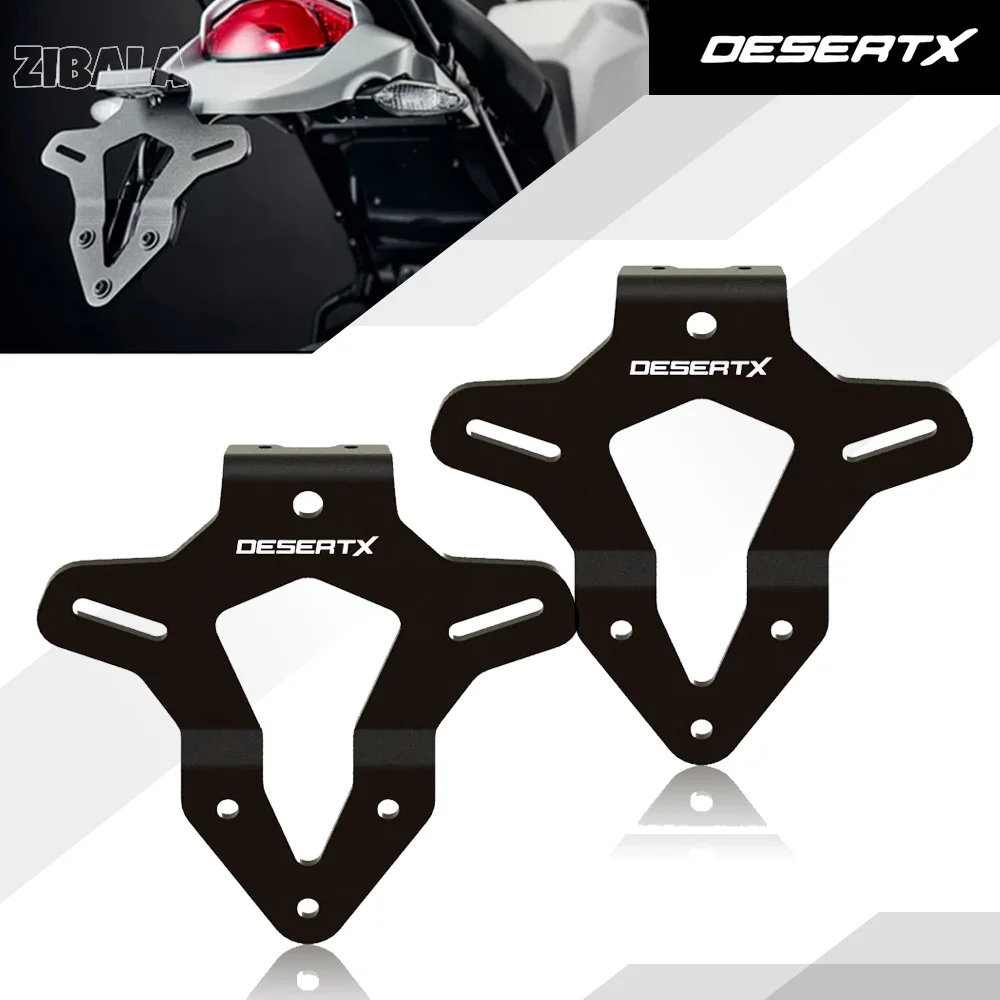 

For Ducati DesertX / Rally 2022-2025-2026 DesertX Motorcycle License Plate Holder LED Light Tail Tidy Fender Eliminator Fit