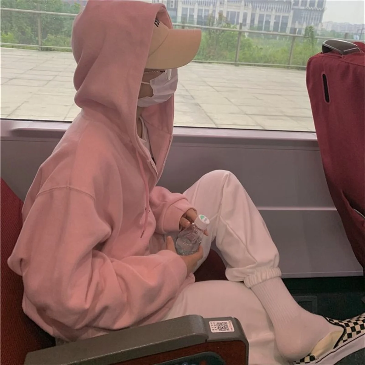 2025 nuove donne di arrivo felpe stile Y2K con cappuccio manica lunga pullover ragazze urbano moda casual allentata felpe streetwear