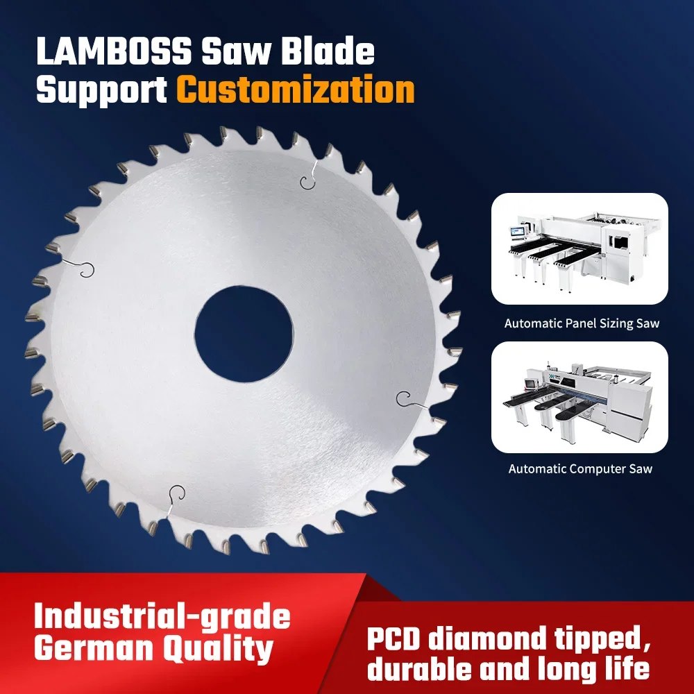 Lamboss Factory Direct PCD Circular Saw Blade for Wood Cutting Diamond Saw Blade Top Quality