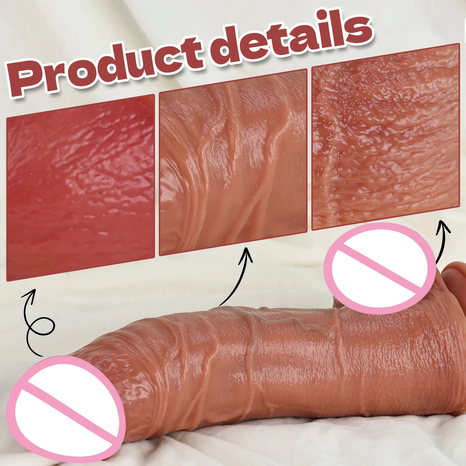 Huge Realistic Dildo fantasy long Penis Big Dick Suction Cup Dildos For Women Giant XXL anal Dildo Sex Toys For Women Men Gay 18 - Image 3