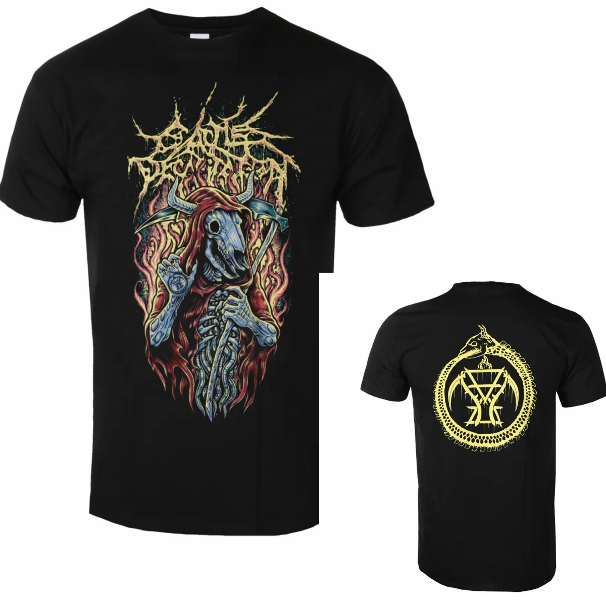 Hot Cattle Decapitation Graphic Cotton Band T-shirt Unisex Summer Short Sleeve Fashion Brand Tee Luxury Casual Vintage Tees