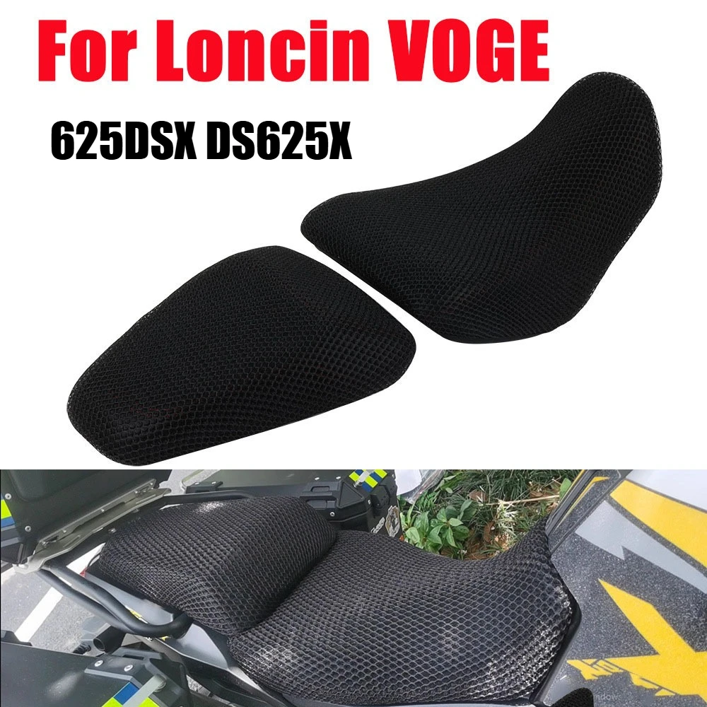 For VOGE DS625X 625DSX DSX625 DSX 625 DSX 625X Motorcycle Mesh Seat Cushion Cover Protector Insulation Seat Cover Accessories