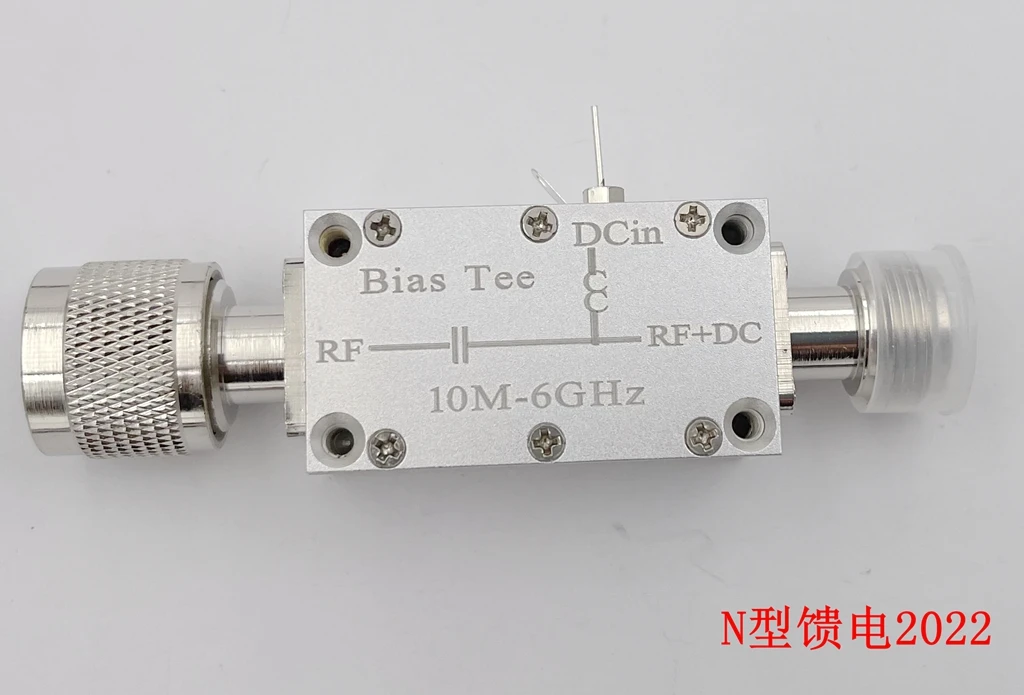 

N-head Radio Frequency Feeder Radio Frequency Separator Biasing Device Feed Bias Tee 10MHz-6GHz