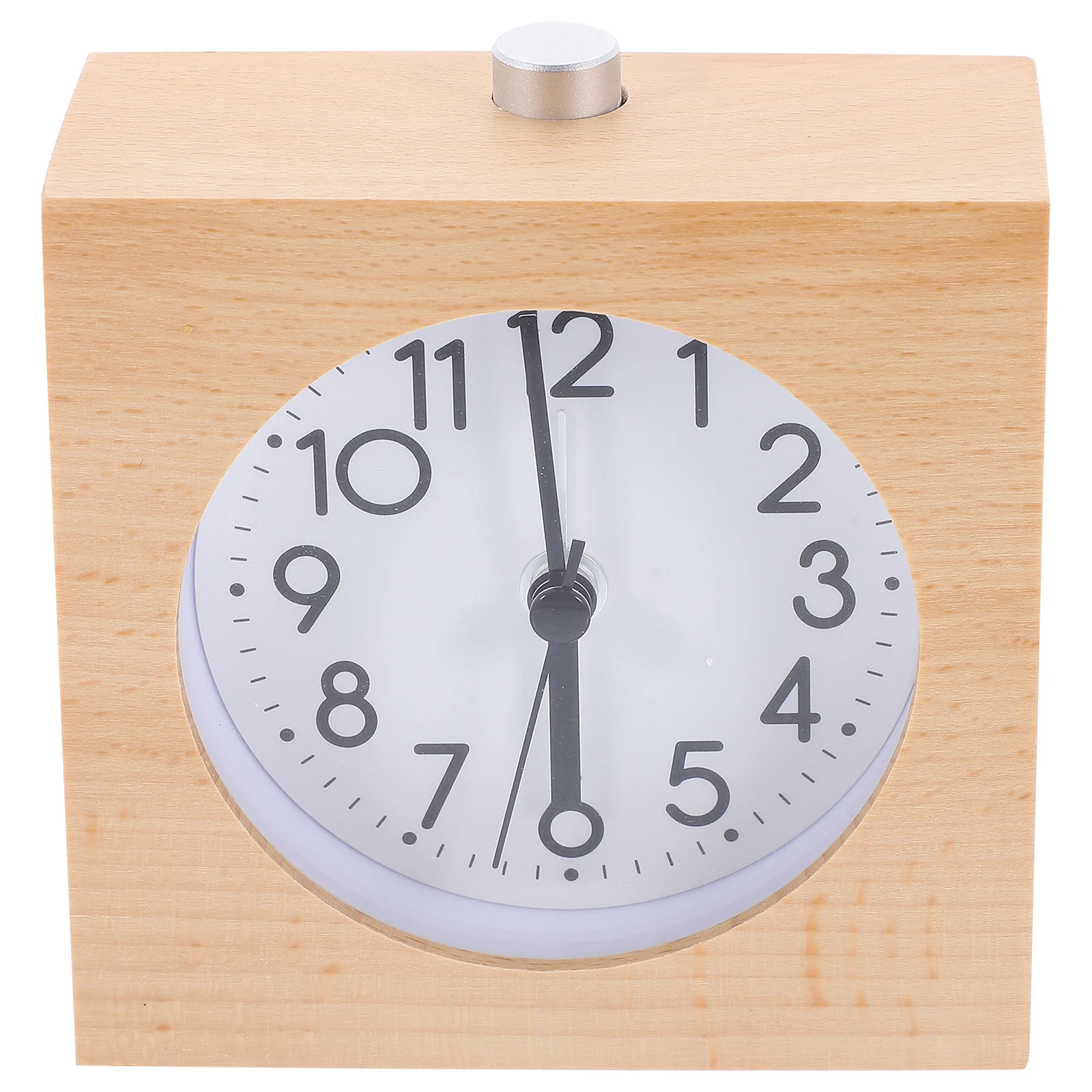 

Stylish Wooden Home Office Decorative Bedside Tabletop Office Clock For Daily Use Household Wood Clock