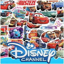 10/30/50pcs naklejki Disney auta zygzak McQueen naklejki do samodzielnego wykonania kreskówka zabawka Graffiti deskorolka motocykl Laptop fajne dziecko naklejki