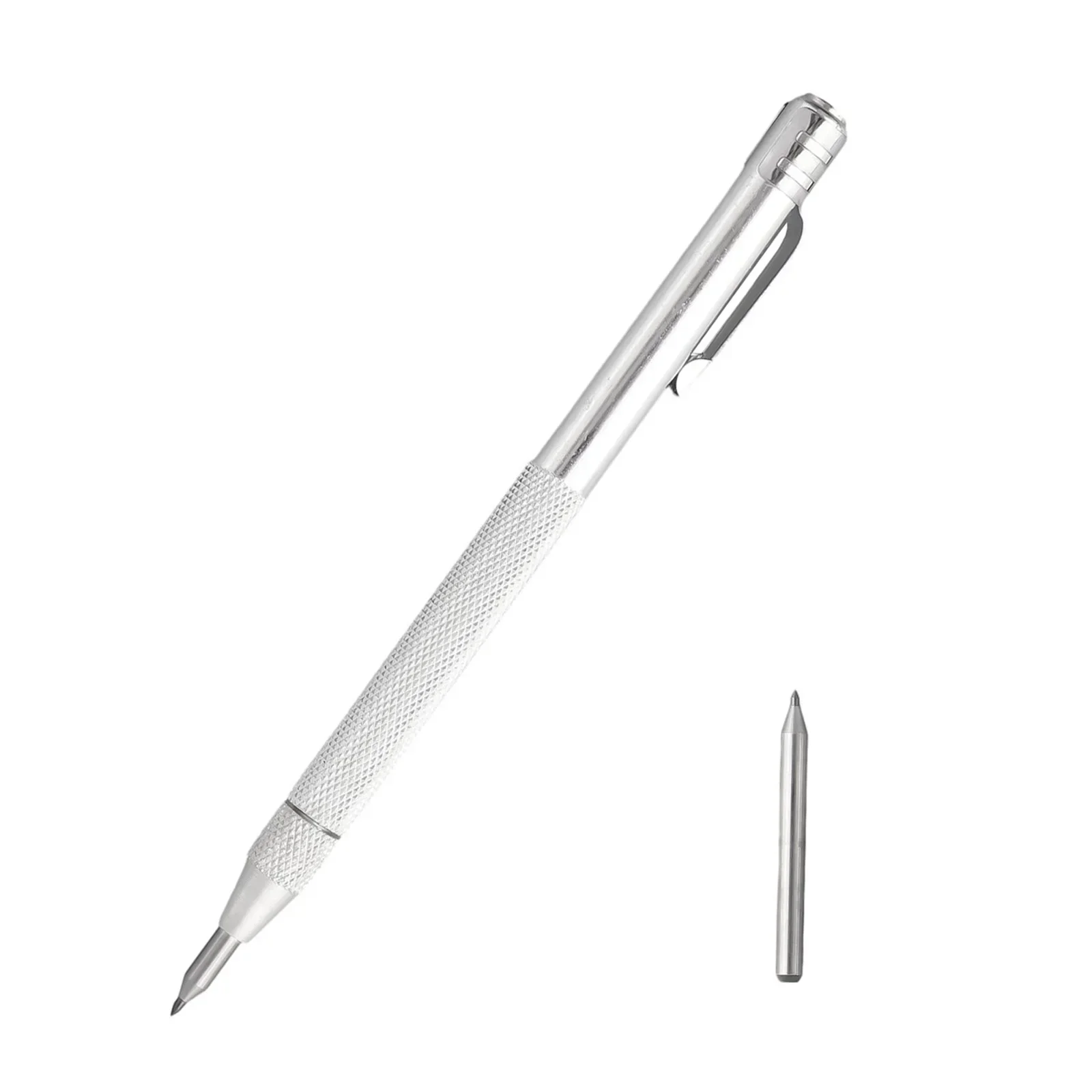 Tungsten Carbide Tip Scriber Engraving Pen W/ 1pc Marking Tip For Glass Ceramic Etching Tool Picks Up Small Parts With A Chuck