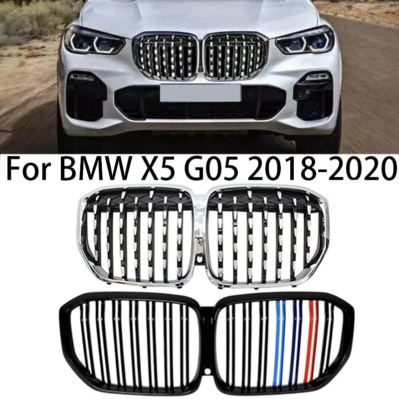 

9 Kinds For BMW X5 G05 X5M F95 2018 2019 2020 Car Front Grille Hood Radiator Grill Front Kidney Grille spare parts accessories