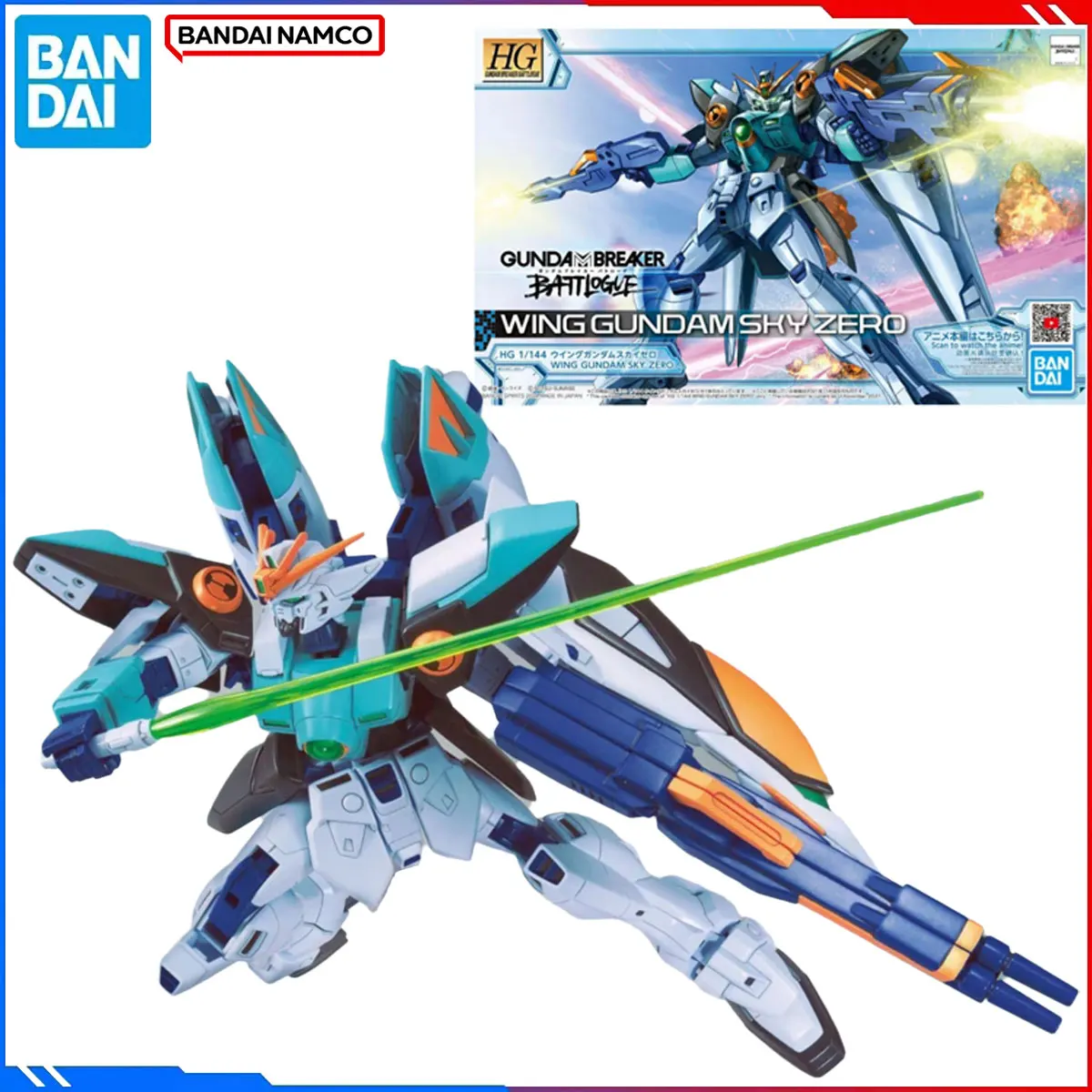 

Оригинальные комплекты моделей Bandai Gundam HG GBB, аниме-фигурки 09, крыло Gundam Sky Zero, экшн-модель, рождественские игрушки, подарок для детей
