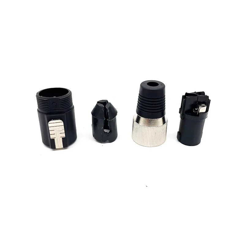 5/20/100PCS New Metal Four-Core Professional Plug 4Pin Speaker Plug NL4FC Audio Plug Ohmic Plug