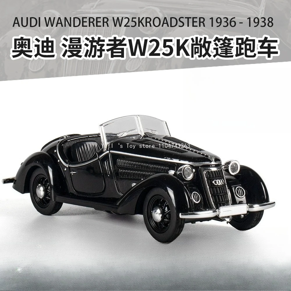 

1:32 W25k Alloy Car Model Toy Vintage Car Approve Open The Door Boxed Collectibles Delicate Ornament Birthday Gift BA20