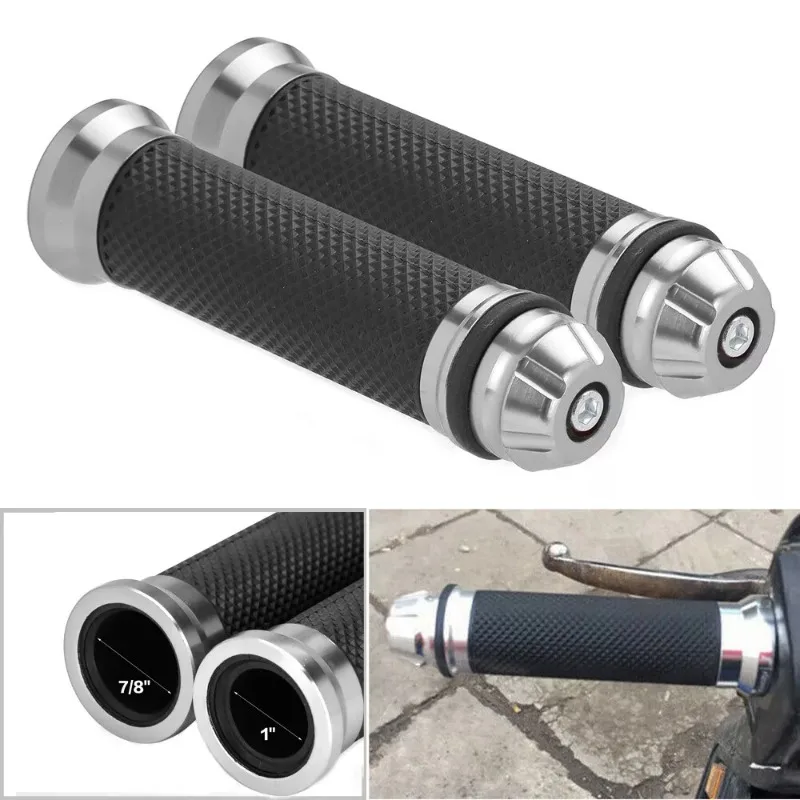 7/8 inch 22mm Motorcycle Grips Hand Grips Handlebar For Aprilia Victory Honda Suzuki Kawasaki Yamaha BMW Ducati