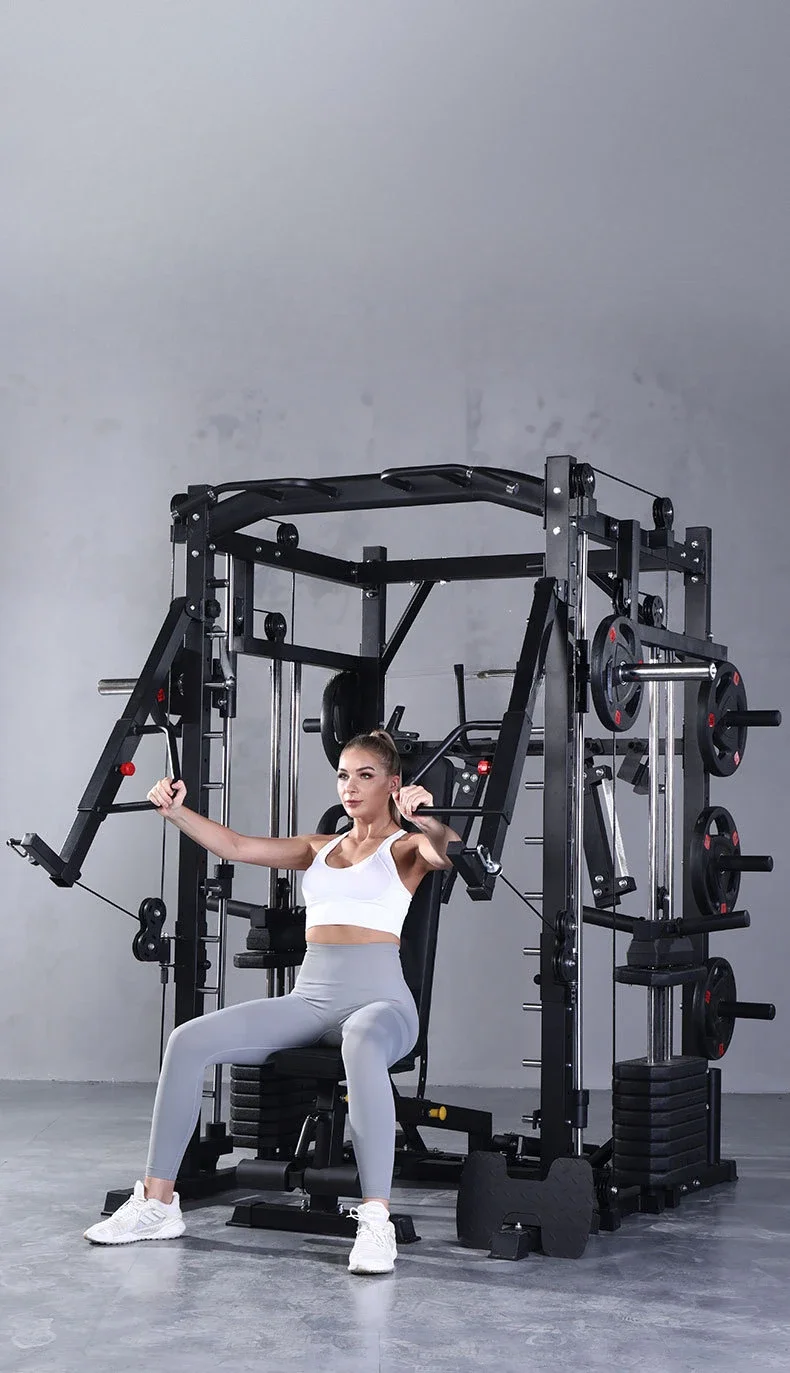 Manufacturers sell one weight function station multi-function machine fitness equipment