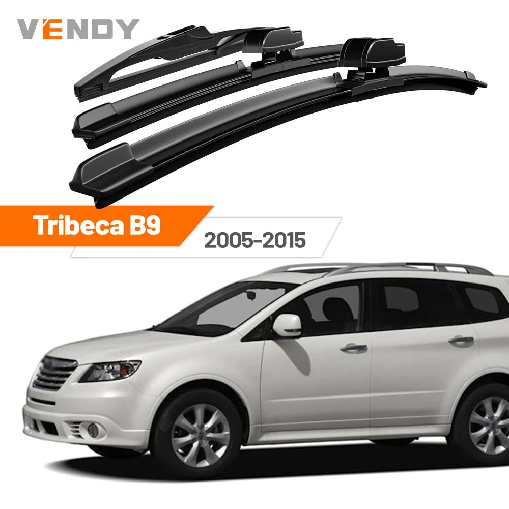 Für Subaru Tribeca B9 2005-2015 2006 2007 2008 2009 2010 Vordere & Hintere Windschutzscheiben-Wischerblätter Scheibenwischer-Set Zubehör
