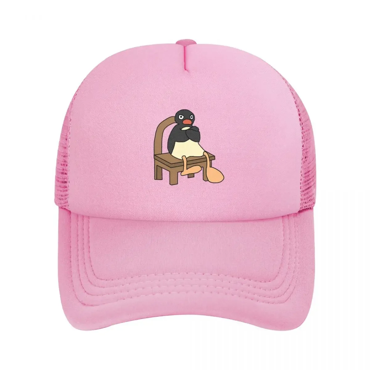 

Angry Pingu сетчатые бейсболки Snapback модные бейсболки дышащие повседневные кепки унисекс на открытом воздухе