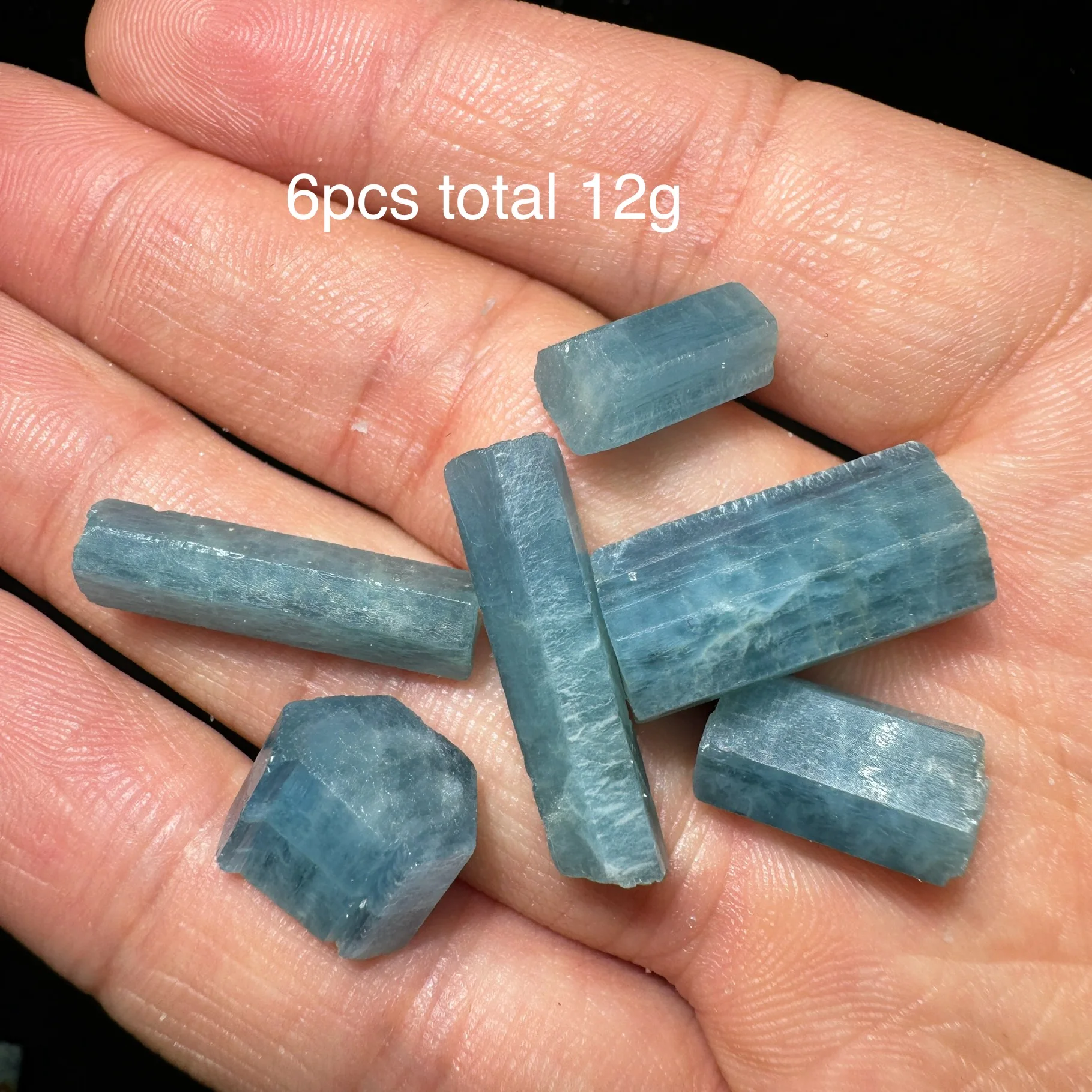 Natural Madagascar Aquamarine Mineral Specimen Rough Crystal Quartz Healing Stone Home Decor