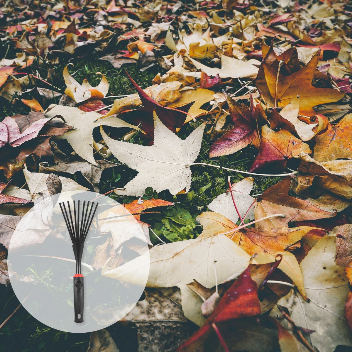 

1pc Stainless Steel Garden Rake Heavy Duty Metal Rakes For Yard Leaf Cleaning Lawn Farm Tool Outdoor Gardening Gift Family